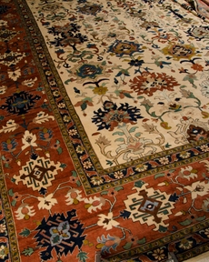ONE OF A KIND HERIZ IVORY 23' x 25'