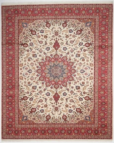 ONE OF A KIND TABRP IVORY RED 8'3" x 11'7"