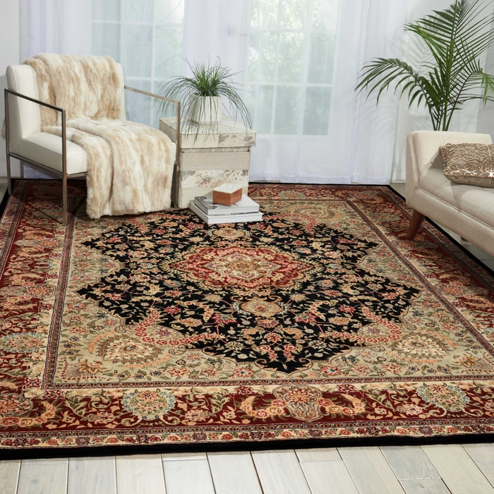 Nourison 2000 2005 Black Area Rug