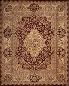 NOURISON 2000 OAK193 BURGUNDY 7'9" x 9'9"