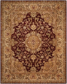 NOURISON 2000 OAK336 BURGUNDY 7'9" x 9'9"
