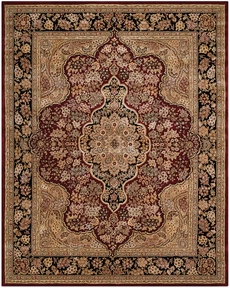 NOURISON 2000 OAK389 BURGUNDY 7'9" x 9'9"