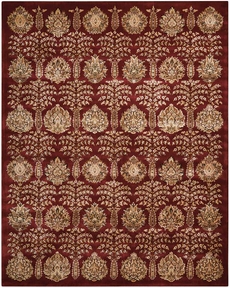 NOURISON 2000 OAK591 BURGUNDY 7'9" x 9'9"