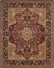 NOURISON 2000 OAK595 BURGUNDY 7'9" x 9'9"