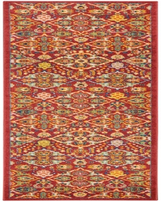 Allur ALR03 Red Multicolor Rug, 2'3" x 7'6" 