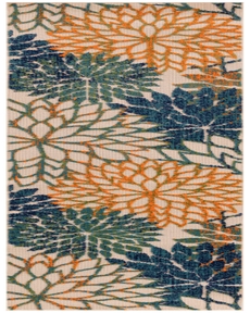 Aloha ALH05 Blue Green 2'3" x 8' Area Rug