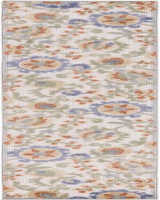Aloha ALH17 Ivory Blue 2'3" x 8' Area Rug