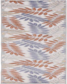 Aloha ALH18 Blue Mocha 2'3" x 8' Area Rug