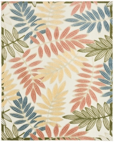 Aloha ALH18 Ivory Rose Area Rug