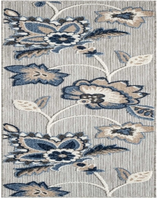 Aloha ALH31 Blue Grey 2' x 6' Area Rug