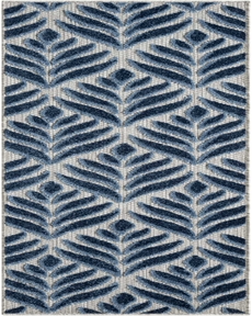 Aloha ALH35 Blue 2' x 6' Area Rug