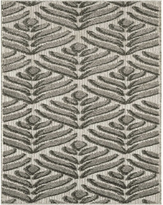 Aloha ALH35 Charcoal 2' x 6' Area Rug
