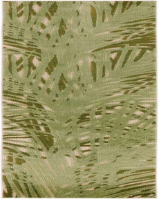 Aloha ALH41 Ivory Green 2'3" x 8' Area Rug