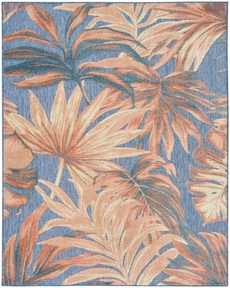 Aloha ALH43 Blue Rose Area Rug