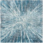 Ambiance AMI01 Blue Silver Area Rug
