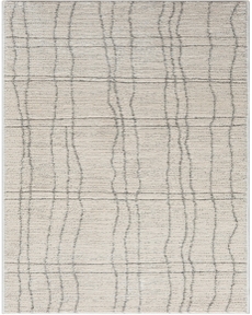 Andes AND03 Ivory Grey 2'2" x 7'6" Area Rug