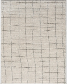 Andes AND04 Ivory Grey 2'2" x 7'6" Area Rug
