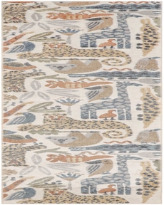 Astra Washables ASW01 Ivory 2'2" x 8' Area Rug
