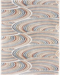 Astra Washables ASW08 Ivory/Multi 2'2" x 10' Area Rug
