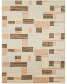 Astra Washables ASW09 Beige Multicolor 2'2" x 8' Area Rug