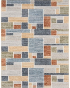 Astra Washables ASW09 Multicolor 2'2" x 10' Area Rug