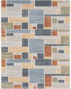 Astra Washables ASW09 Multicolor 2' x 6' Area Rug