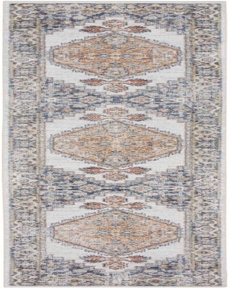 Astra Washables ASW11 Grey/Gold 2'2" x 12' Area Rug