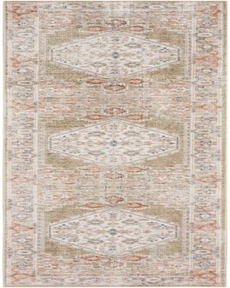 Astra Washables ASW11 Sage Multicolor 2' x 6' Area Rug