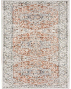 Astra Washables ASW12 Gold/Multicolor 2'2" x 12' Area Rug