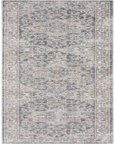 Astra Washables ASW12 Grey/Blue 2'2" x 10' Area Rug