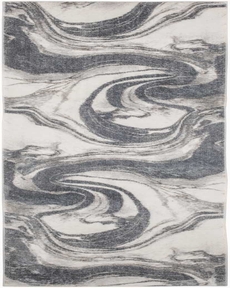 Astra Washables ASW15 Ivory Grey 2'2" x 8' Area Rug
