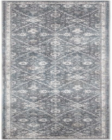 Astra Washables ASW16 Dark Blue 2'2" x 8' Area Rug
