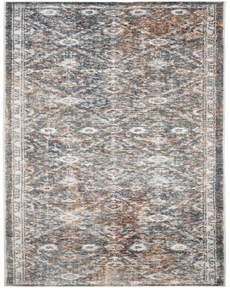Astra Washables ASW16 Ivory Multicolor 2'2" x 8' Area Rug