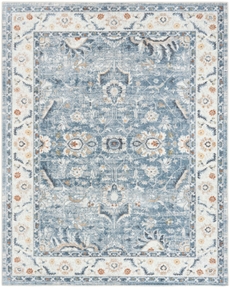 Astra Machine Washable ASW20 Blue Area Rug