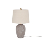 23" BIT05 Brown Ceramic Table Lamp