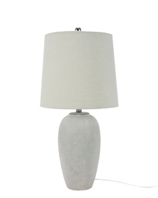 23" BIT05 GREY CERAMIC TABLE LAMP