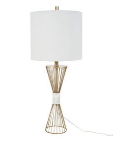 27" BIT06 GOLD METAL TABLE LAMP