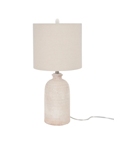 24" BIT11 White Ceramic Table Lamp