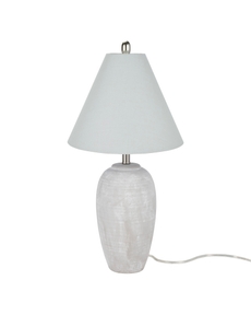 23" BIT12 Grey Ceramic Table Lamp