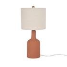 22" BIT13 Terracotta Ceramic Table Lamp