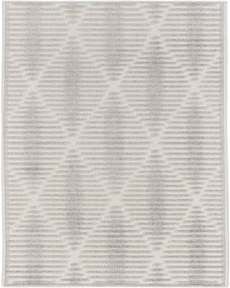 Care Free CAF01 Light Grey 2' x 6' Area Rug
