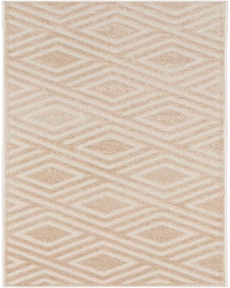 Care Free CAF03 Beige 2' x 6' Area Rug