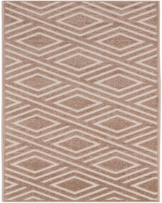 Care Free CAF03 Brown 2' x 6' Area Rug