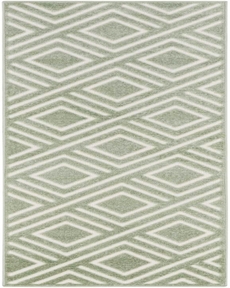 Care Free CAF03 Green 2' x 6' Area Rug