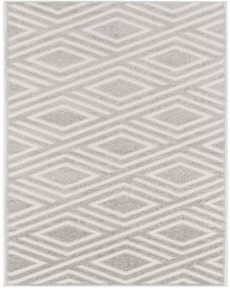 Care Free CAF03 Light Grey 2' x 6' Area Rug