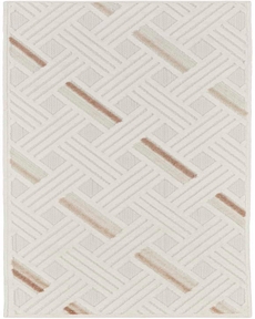 Care Free CAF05 Ivory Beige 2' x 6' Area Rug