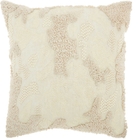 LUMINESCENCE E1199 IVORY 18" x 18" THROW PILLOW