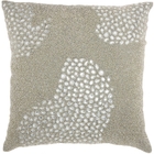 COUTURE LUSTER E5500 SILVER 20" x 20" THROW PILLOW