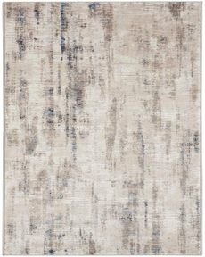 Calvin Klein Infinity IFN02 Ivory/Grey/Blue Rug, 2'2" x 7'6