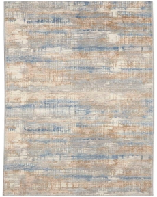 Calvin Klein Rush CK951 Blue/Beige Rug, 2'3" x 10'